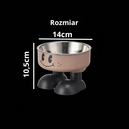 Miska Happy Feet - Podwyższona Miska dla Zwierząt