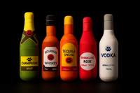 AlkoPies – Pluszowe Butelki dla Psów